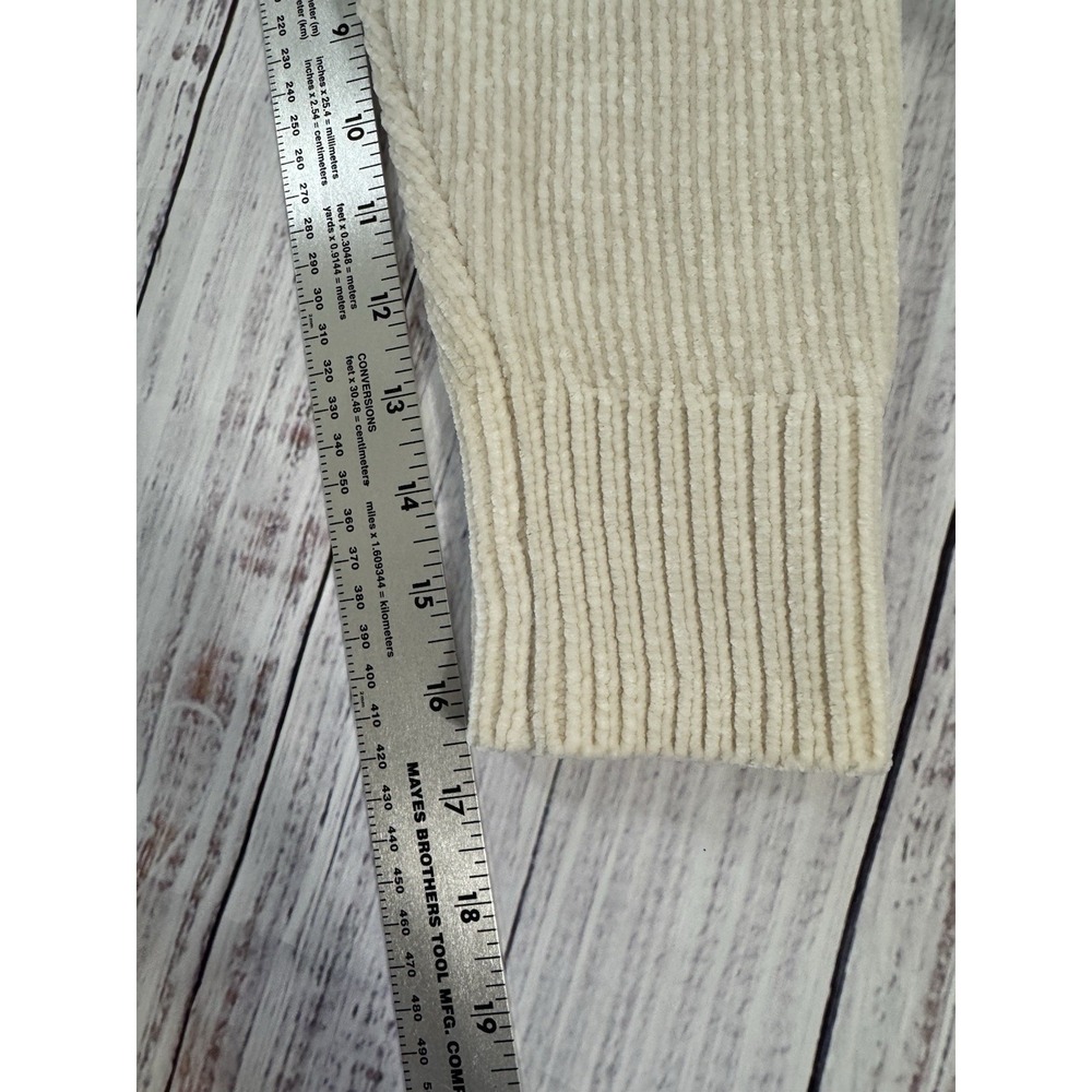 Tommy Bahama Sweater‎ Womens Medium Cream Ivory Pullover Knit - Picture 10 of 12